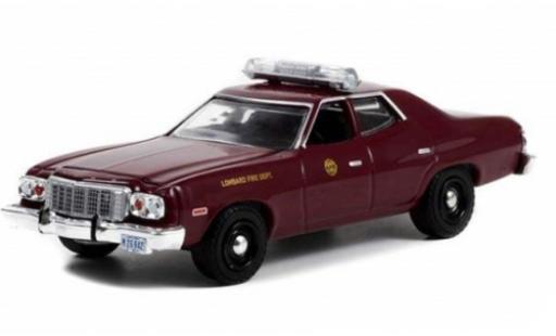 Modellautos Ford Torino 1/64 Greenlight Lombard Fire Department 1976 Ford Torino 1/64 Greenlight Lombard Fire Department 1976 modellautos
