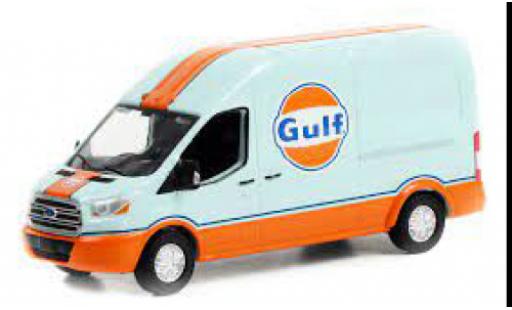 Modellautos Ford Transit 1/64 Greenlight Gulf 2019 Ford Transit 1/64 Greenlight Gulf 2019 modellautos