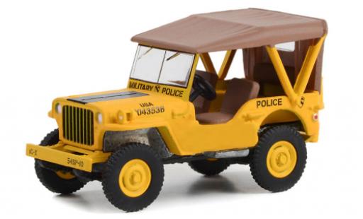 Jeep Willys 1/64 Greenlight MB U.S. Army - Military Police 1949 modellautos