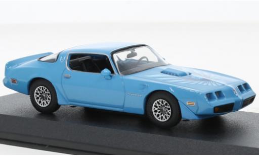 Modellautos Pontiac Firebird 1/43 Greenlight Trans Am bleu clair 1979 Pontiac Firebird 1/43 Greenlight Trans Am bleu clair 1979 modellautos