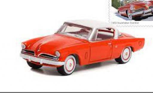Studebaker Starliner 1/64 Greenlight rot/weiss 1953 modellautos