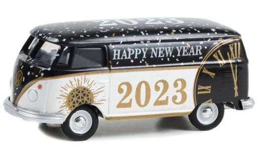 Volkswagen T1 1/64 Greenlight fourgon Happy Nouveau Year 2023 modellautos
