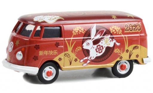 Volkswagen T1 1/64 Greenlight Kastenwagen 2023 - Year Of The Rabbit modellautos