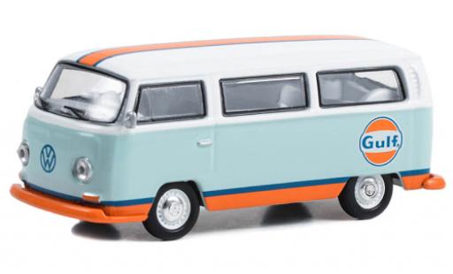 Volkswagen T2 1/64 Greenlight bus Gulf 1968 modellautos