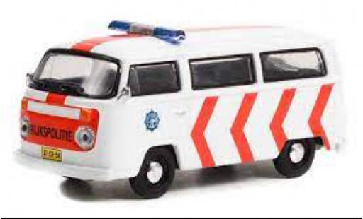 Volkswagen T2 1/64 Greenlight Bus Rijkspolitie 1975 modellautos