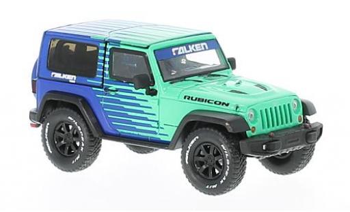 Modellautos Jeep Wrangler 1/43 Greenlight grün/blau Rubicon Falken Tire 2014 Jeep Wrangler 1/43 Greenlight grün/blau Rubicon Falken Tire 2014 modellautos