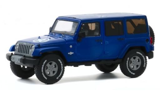 Modellautos Jeep Wrangler 1/43 Greenlight Unlimited Freedom Edition blau/Dekor 2013 Jeep Wrangler 1/43 Greenlight Unlimited Freedom Edition blau/Dekor 2013 modellautos