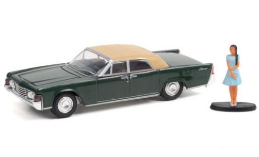 Modellautos Lincoln Continental 1/64 Greenlight grün 1965 avec figurine Lincoln Continental 1/64 Greenlight grün 1965 avec figurine modellautos