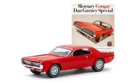 Modellautos Mercury Cougar 1/64 Greenlight Dan Gurney Special rot 1967 Mercury Cougar 1/64 Greenlight Dan Gurney Special rot 1967 modellautos