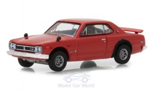 Modellautos Nissan Skyline 1/64 Greenlight 2000 GT-R rot 1972 Nissan Skyline 1/64 Greenlight 2000 GT-R rot 1972 modellautos