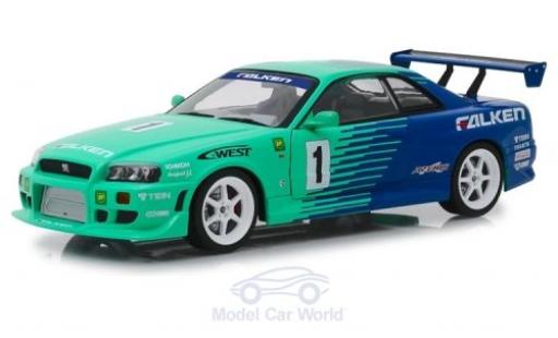 Modellautos Nissan Skyline 1/18 Greenlight GT-R (BNR34) RHD Falken Tires 1999 Nissan Skyline 1/18 Greenlight GT-R (BNR34) RHD Falken Tires 1999 modellautos
