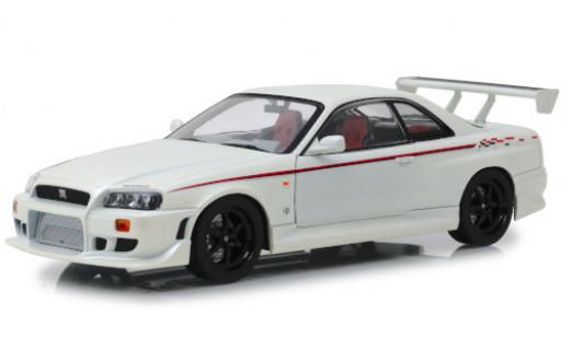 Modellautos Nissan Skyline 1/18 Greenlight GT-R (R34) Nismo weiss/Dekor RHD 1999 Nissan Skyline 1/18 Greenlight GT-R (R34) Nismo weiss/Dekor RHD 1999 modellautos