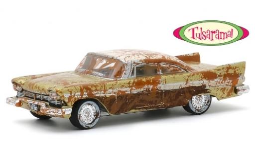 Modellautos Plymouth Belvedere 1/64 Greenlight mettalic beige/beige 1957 Tulsarama unrestauriertes véhicule de 2007 Plymouth Belvedere 1/64 Greenlight mettalic beige/beige 1957 Tulsarama unrestauriertes véhicule de 2007 modellautos