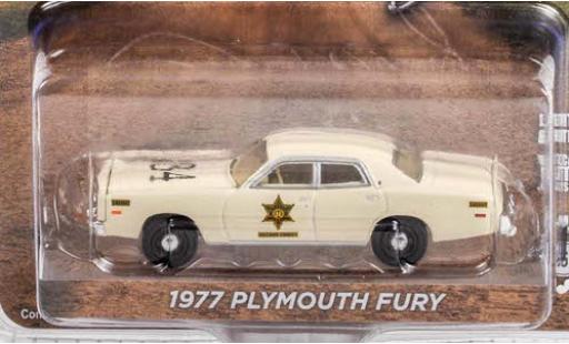 Modellautos Plymouth Fury 1/64 Greenlight Riverton Sheriff 1977 Plymouth Fury 1/64 Greenlight Riverton Sheriff 1977 modellautos