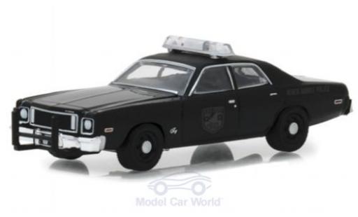 Modellautos Plymouth Fury 1/64 Greenlight schwarz 1975 Black Bandit Police Plymouth Fury 1/64 Greenlight schwarz 1975 Black Bandit Police modellautos
