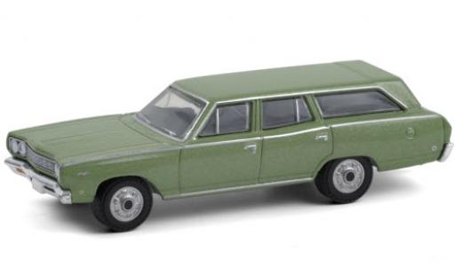 Modellautos Plymouth Satellite 1/64 Greenlight Station Wagon mettalic grün 1968 Plymouth Satellite 1/64 Greenlight Station Wagon mettalic grün 1968 modellautos