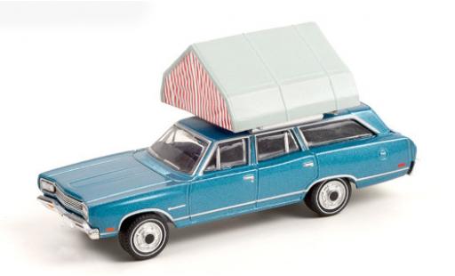 Modellautos Plymouth Satellite 1/64 Greenlight Station Wagon mettalic blau 1969 Plymouth Satellite 1/64 Greenlight Station Wagon mettalic blau 1969 modellautos