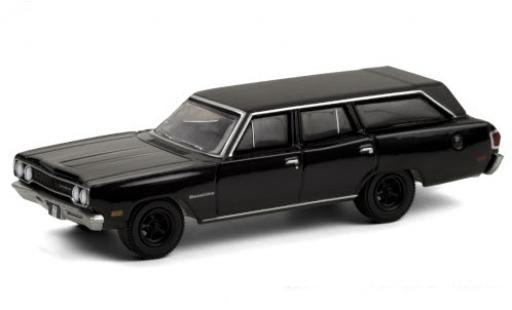 Modellautos Plymouth Satellite 1/64 Greenlight Station Wagon schwarz/matt-schwarz 1970 Plymouth Satellite 1/64 Greenlight Station Wagon schwarz/matt-schwarz 1970 modellautos