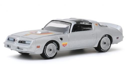 Modellautos Pontiac Firebird 1/64 Greenlight TA silber/Dekor Fire Am 1979 Pontiac Firebird 1/64 Greenlight TA silber/Dekor Fire Am 1979 modellautos