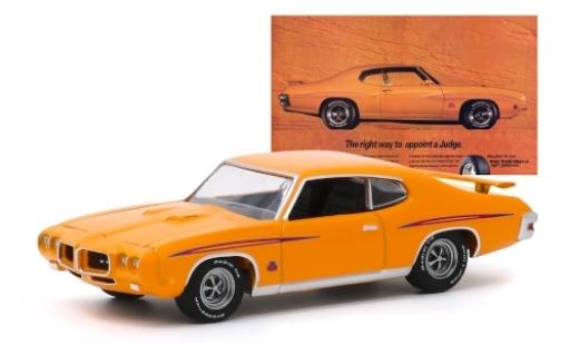 Modellautos Pontiac GTO 1/64 Greenlight Judge orange/Dekor 1970 Pontiac GTO 1/64 Greenlight Judge orange/Dekor 1970 modellautos