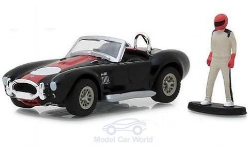 Modellautos Shelby Cobra 1/64 Greenlight 427 S/C schwarz/rot 1965 mit Rennfahrer Shelby Cobra 1/64 Greenlight 427 S/C schwarz/rot 1965 mit Rennfahrer modellautos