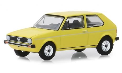 Modellautos Volkswagen Golf 1/64 Greenlight I gelb 1974 Volkswagen Golf 1/64 Greenlight I gelb 1974 modellautos