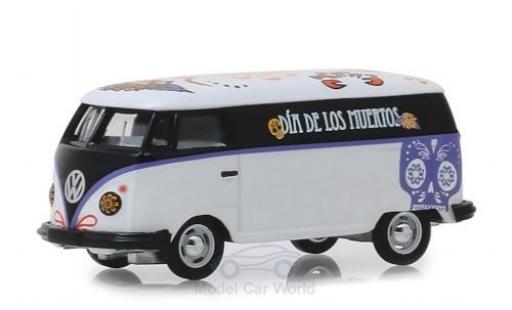 Volkswagen T1 1/64 Greenlight Panel Van Dia de los Muertos modellautos