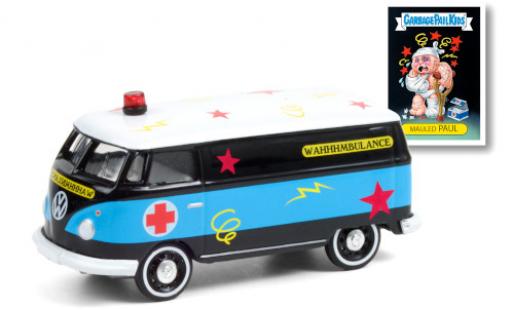 Volkswagen T1 1/64 Greenlight Panel Van Wahhhmbulance 1965 modellautos