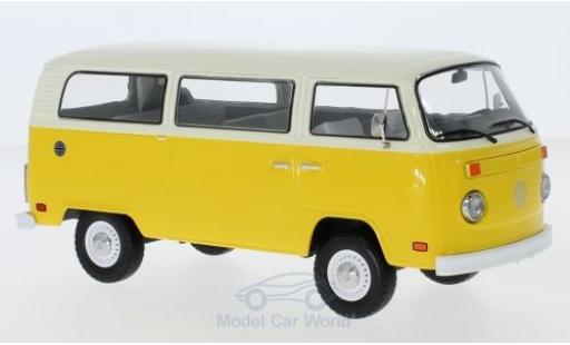 Volkswagen T2 B 1/64 Greenlight Bus gelb/beige Little Miss Sunshine 1978 modellautos