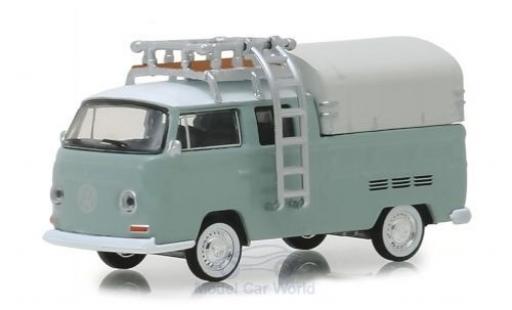 Modellautos Volkswagen T2 1/64 Greenlight DoKa grau/weiss 1974 Volkswagen T2 1/64 Greenlight DoKa grau/weiss 1974 modellautos