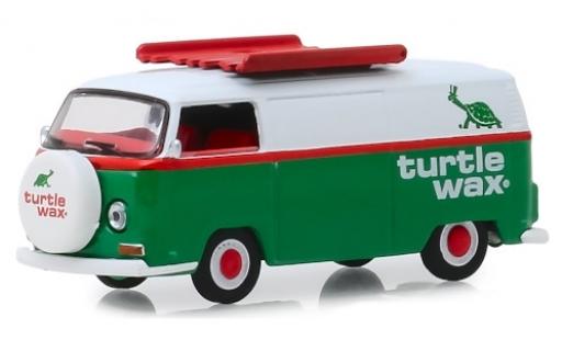Modellautos Volkswagen T2 1/64 Greenlight Kasten grün/weiss Turtle Wax 1972 Volkswagen T2 1/64 Greenlight Kasten grün/weiss Turtle Wax 1972 modellautos