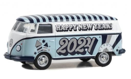 Volkswagen T2 1/64 Greenlight Kastenwagen Happy New Year 2024 1:64 modellautos