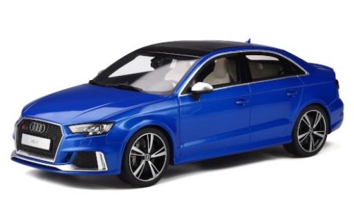 Modellautos Audi RS3 1/18 GT Spirit Limousine mettalic blau 2017 Audi RS3 1/18 GT Spirit Limousine mettalic blau 2017 modellautos