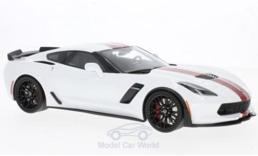 Modellautos Chevrolet Corvette 1/18 GT Spirit C7 Z06 weiss/rot 2017 Chevrolet Corvette 1/18 GT Spirit C7 Z06 weiss/rot 2017 modellautos