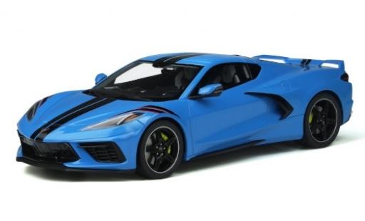 Modellautos Chevrolet Corvette 1/18 GT Spirit (C8) blau/schwarz 2020 Chevrolet Corvette 1/18 GT Spirit (C8) blau/schwarz 2020 modellautos