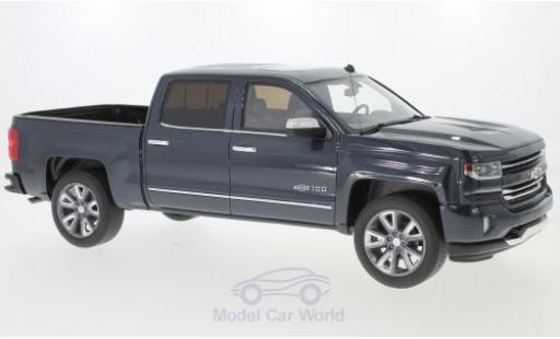 Modellautos Chevrolet Silverado 1/18 GT Spirit Centennial Edition mettalic blau 2018 Chevrolet Silverado 1/18 GT Spirit Centennial Edition mettalic blau 2018 modellautos