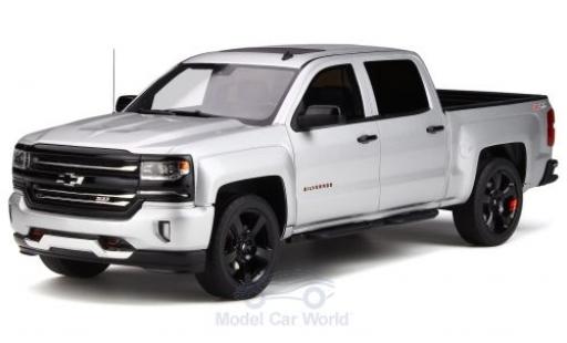 Modellautos Chevrolet Silverado 1/18 GT Spirit Redline Edition silber 2018 Chevrolet Silverado 1/18 GT Spirit Redline Edition silber 2018 modellautos