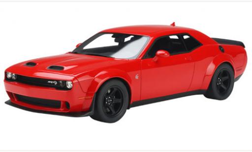 Modellautos Dodge Challenger 1/18 GT Spirit SRT Super Stock rot 2021 Dodge Challenger 1/18 GT Spirit SRT Super Stock rot 2021 modellautos