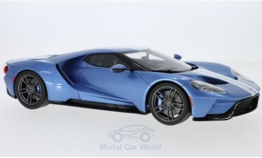 Modellautos Ford GT 1/18 GT Spirit mettalic blau/weiss 2017 Ford GT 1/18 GT Spirit mettalic blau/weiss 2017 modellautos