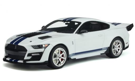 Modellautos Ford Mustang 1/18 GT Spirit Shelby GT500 Dragon Snake weiss/blau 2020 Ford Mustang 1/18 GT Spirit Shelby GT500 Dragon Snake weiss/blau 2020 modellautos