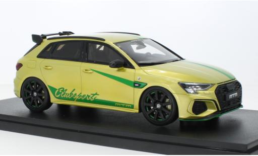 Modellautos Audi S3 1/18 GT Spirit MTM Clubsport metallise jaune/vert 2022 Audi S3 1/18 GT Spirit MTM Clubsport metallise jaune/vert 2022 modellautos