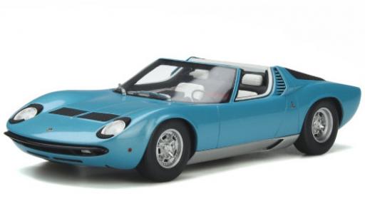 Modellautos Lamborghini Miura 1/18 GT Spirit P400S Roadster blau 1968 Lamborghini Miura 1/18 GT Spirit P400S Roadster blau 1968 modellautos