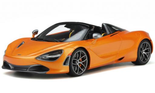 Modellautos McLaren 720 1/18 GT Spirit S Spider mettalic orange 2018 McLaren 720 1/18 GT Spirit S Spider mettalic orange 2018 modellautos