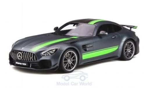 Mercedes AMG GT 1/18 GT Spirit -R Pro matt-grau/grün 2019 modellautos