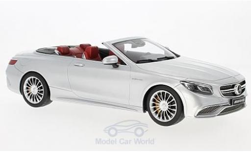 Modellautos Mercedes Classe S 1/18 GT Spirit AMG S 65 Cabrio silber Mercedes Classe S 1/18 GT Spirit AMG S 65 Cabrio silber modellautos