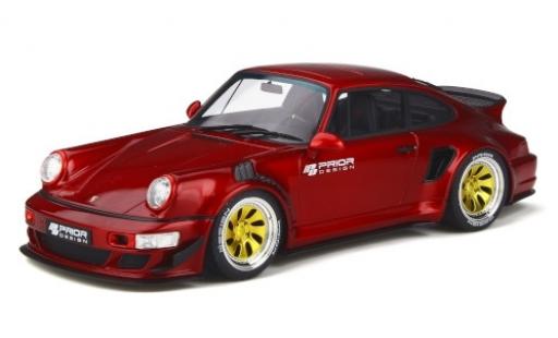 Modellautos Porsche 964 1/18 GT Spirit 911 () Prior Design Custom Widebody mettalic rot/Dekor Porsche 964 1/18 GT Spirit 911 () Prior Design Custom Widebody mettalic rot/Dekor modellautos