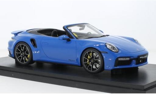 Porsche 992 Turbo s 1/18 GT Spirit 911  Turbo S Cabriolet blau 2020 1:18 modellautos