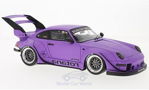 Modellautos Porsche 993 RWB 1/18 GT Spirit 911 () RWB Rotana matt-lila Porsche 993 RWB 1/18 GT Spirit 911 () RWB Rotana matt-lila modellautos
