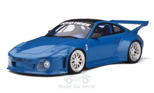 Modellautos Porsche 991 1/18 GT Spirit 911 (997) Slant Nose Old & New Body Kit blau 2016 Porsche 991 1/18 GT Spirit 911 (997) Slant Nose Old & New Body Kit blau 2016 modellautos
