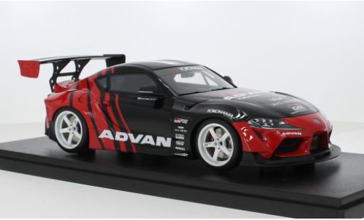 Toyota Supra 1/18 GT Spirit GR by Advan schwarz/rot 2020 1:18 modellautos